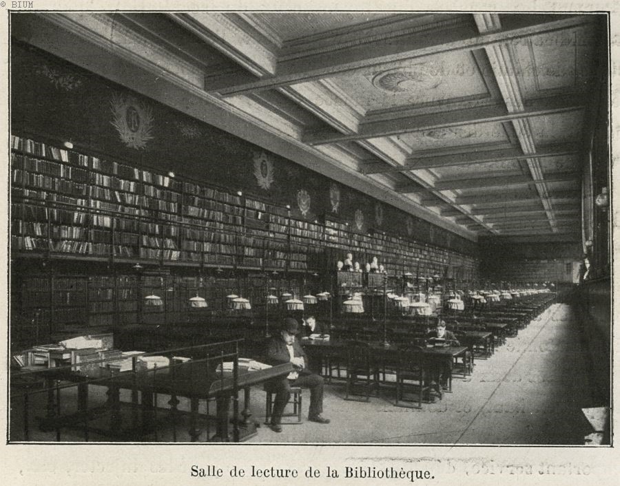 Salle de lecture de la Bibliothèque