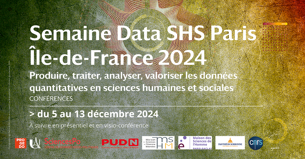 Semaine Data-SHS Paris Île-de-France 2024