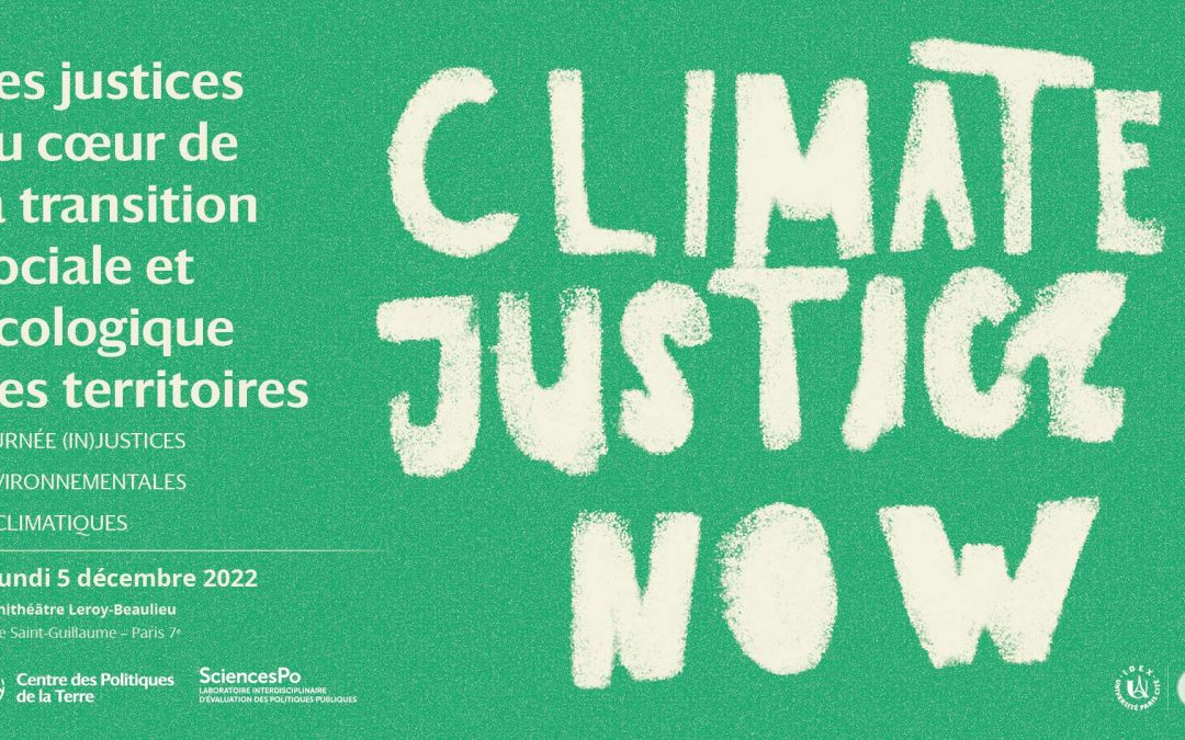 (In)Justices environnementales et climatiques – 5 décembre 2022