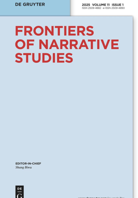 Frontiers of Narrative Studies num spé. – « Counter-Narratives : A Concept for Narratology and the Study of Fiction ? »