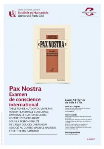 [Table ronde] Pax Nostra : Examen de conscience international @ Salle du Congrès
