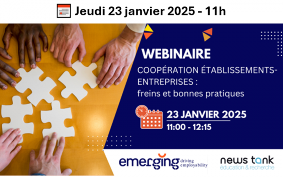 Webinaire Coopération établissements-entreprises : l’exemple de l’EIDD