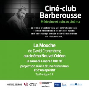 Ciné-club Barberousse –  La Mouche @ Cinéma Le Nouvel Odéon