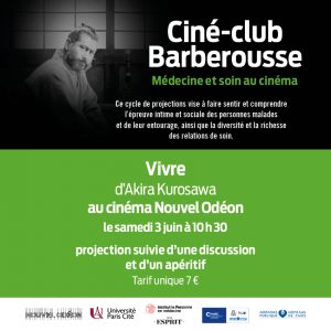 Ciné-club Barberousse - Vivre @ Cinéma Le Nouvel Odéon