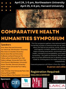 Comparative Health Humanities Symposium 24-25 avril 2023