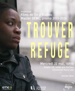 Projection des films de la promo « Dans ma tête un docu » (DEMC 23-24) @ Université Paris Cité - Amphi 11E de la Halle aux Farines