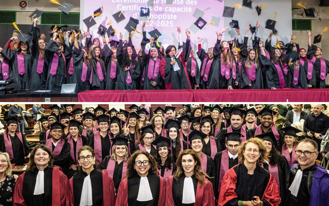 Retour sur les cérémonies des formations paramédicales : IPA et Orthoptie 2025