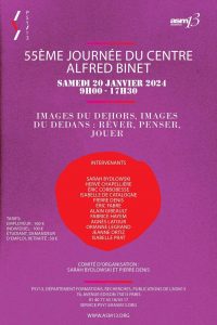 55ème Journée du Centre Alfred Binet - Images du dehors, images du dedans : rêver, penser, jouer