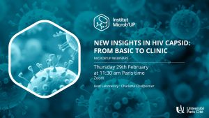 Webinar : New insights in HIV CAPSID : From basic to clinic @ Zoom