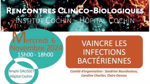 Vaincre les infections bactériennes @ Hôpital Cochin - Amphi Dausset