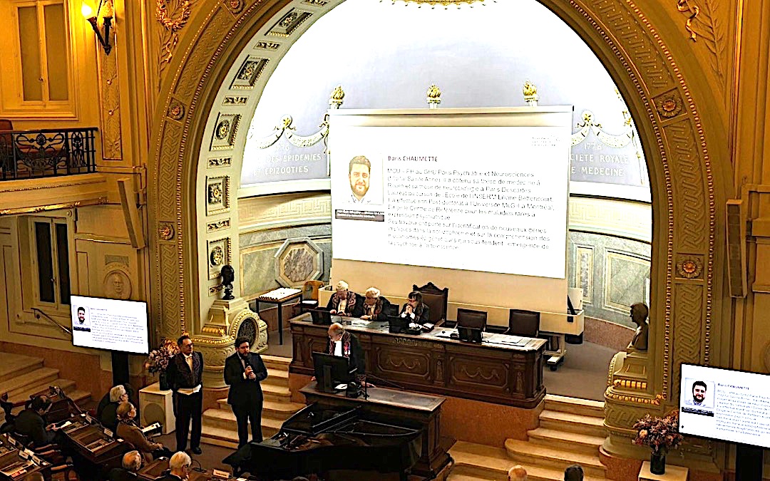 Boris Chaumette reçoit le prix Eloi Collery