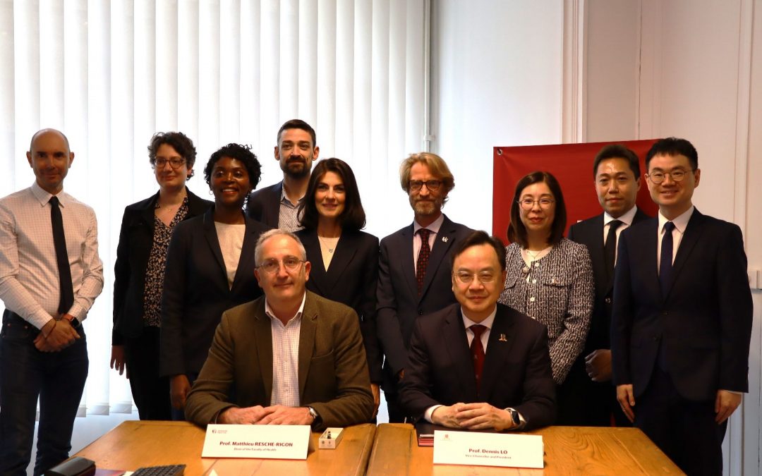 La Faculté de Santé d’Université Paris Cité formalise son partenariat avec la Chinese University of Hong Kong