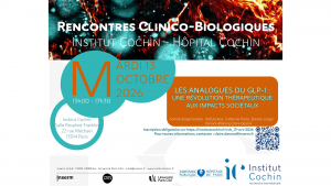 Rencontre clinico-biologique à l'Institut Cochin : la révolution des analogues du GLP-1 @ Institut Cochin – salle Rosalind Franklin