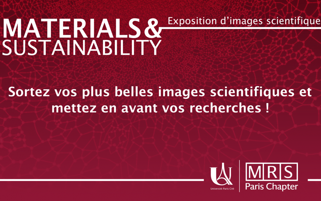 Exposition Materials & Sustainability : Sortez vos plus belles images scientifiques et mettez en avant vos recherches !