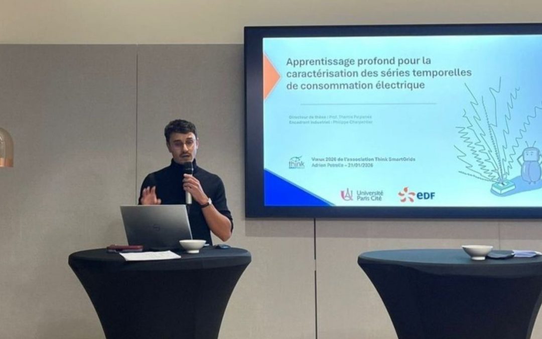 Adrien Petralia, lauréat du prix de thèse 2025 « Think Smartgrids »