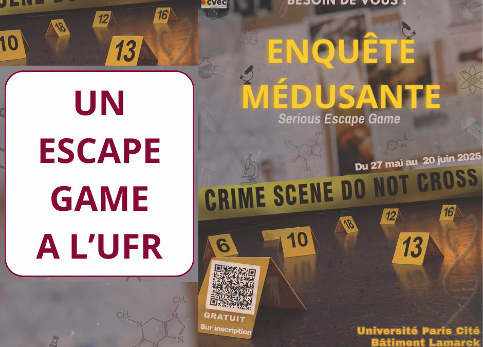 Serious Escape Game : devenez enquêteur grâce à nos étudiants !