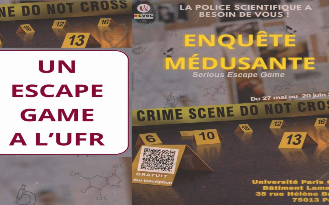 Serious Escape Game : devenez enquêteur grâce à nos étudiants !