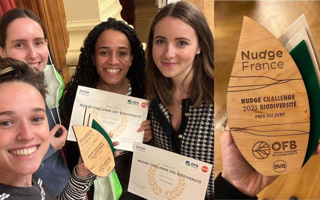 Cinq étudiantes remportent le prix du jury du Nudge Challenge 2021