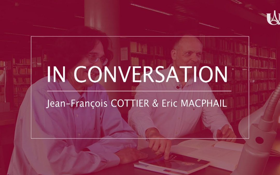 [International Guest Researchers Programme], In Conversation with Jean-François Cottier and Eric MacPhail