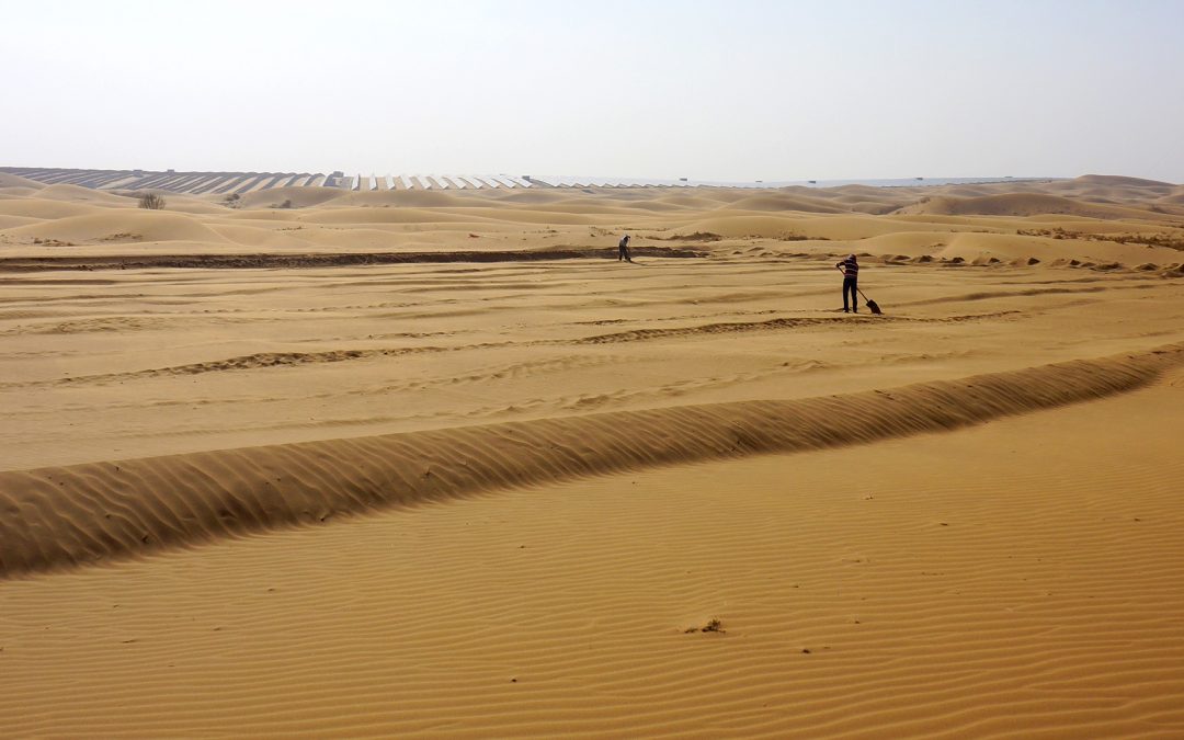 Une expérience à l’échelle des paysages valide les modèles de formation des dunes