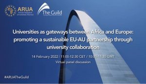[WEB Conférence] La Guilde et l'ARUA : promouvoir un partenariat durable entre l'UE et l'UA par la collaboration universitaire @ En ligne