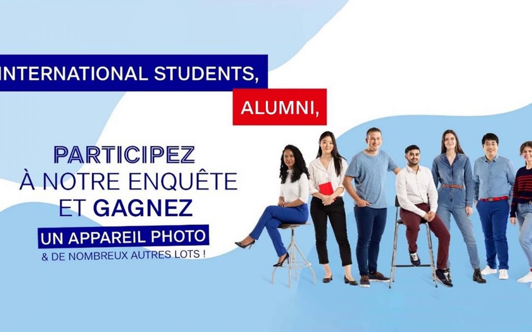 Étudiantes et étudiants internationaux, participez à l’enquête Campus France !