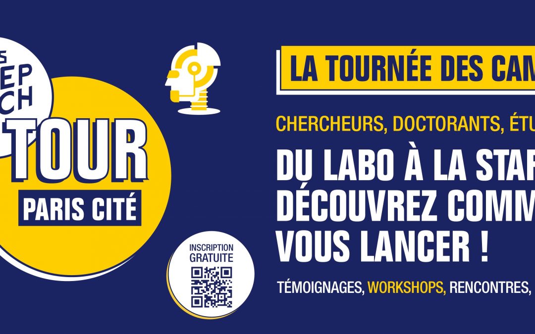 2 juin 2022 : le Deeptech Tour fait halte à Université Paris Cité