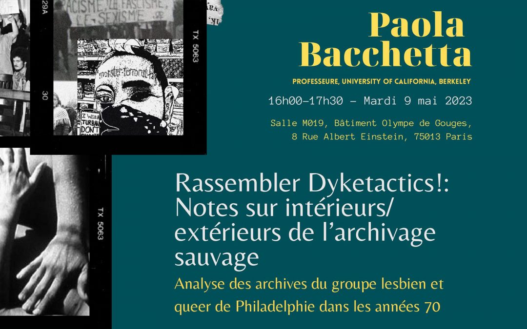 Conférence internationale CDG – Paola Bacchetta