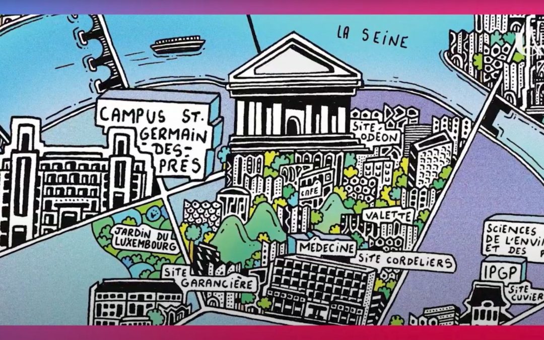 Université Paris Cité cartographiée par Alcatela