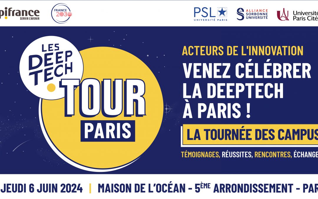 Le Deeptech Tour 2024 arrive à Paris !