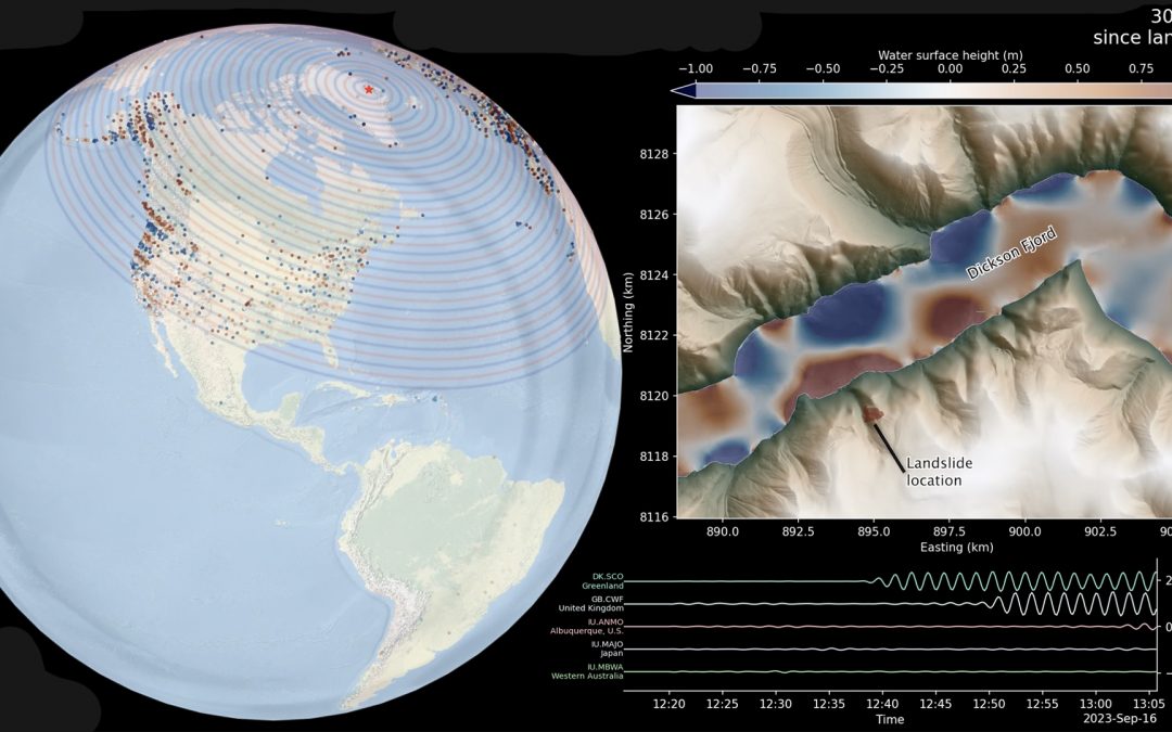 A huge landslide triggered by climate change rocked the Earth for 9 days