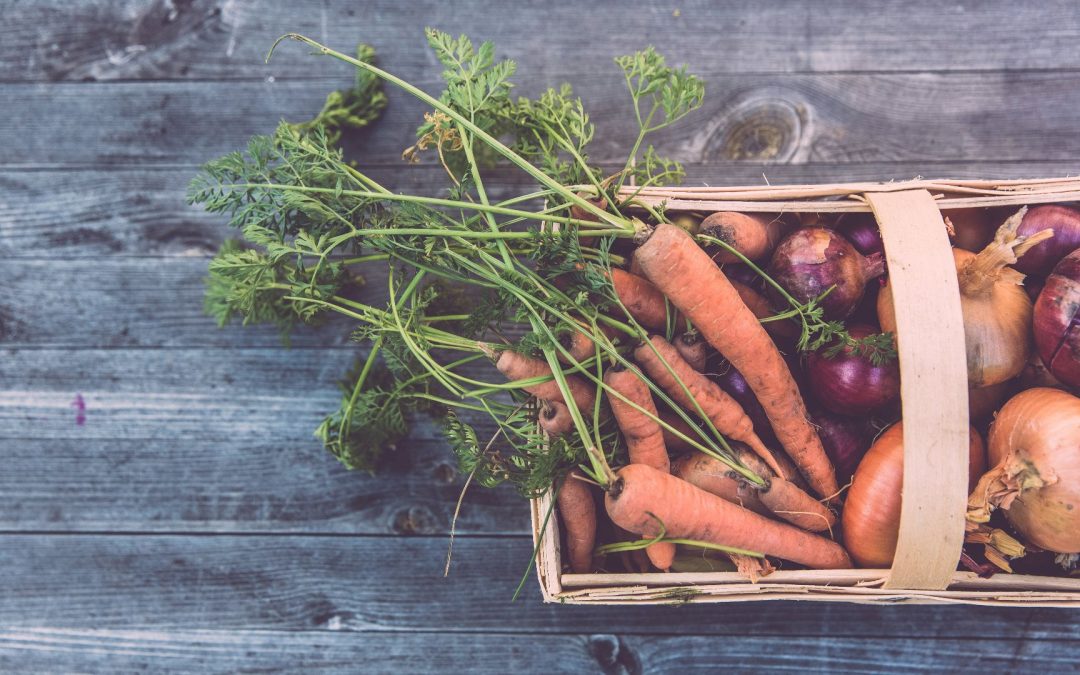 Free distribution of organic vegetable baskets