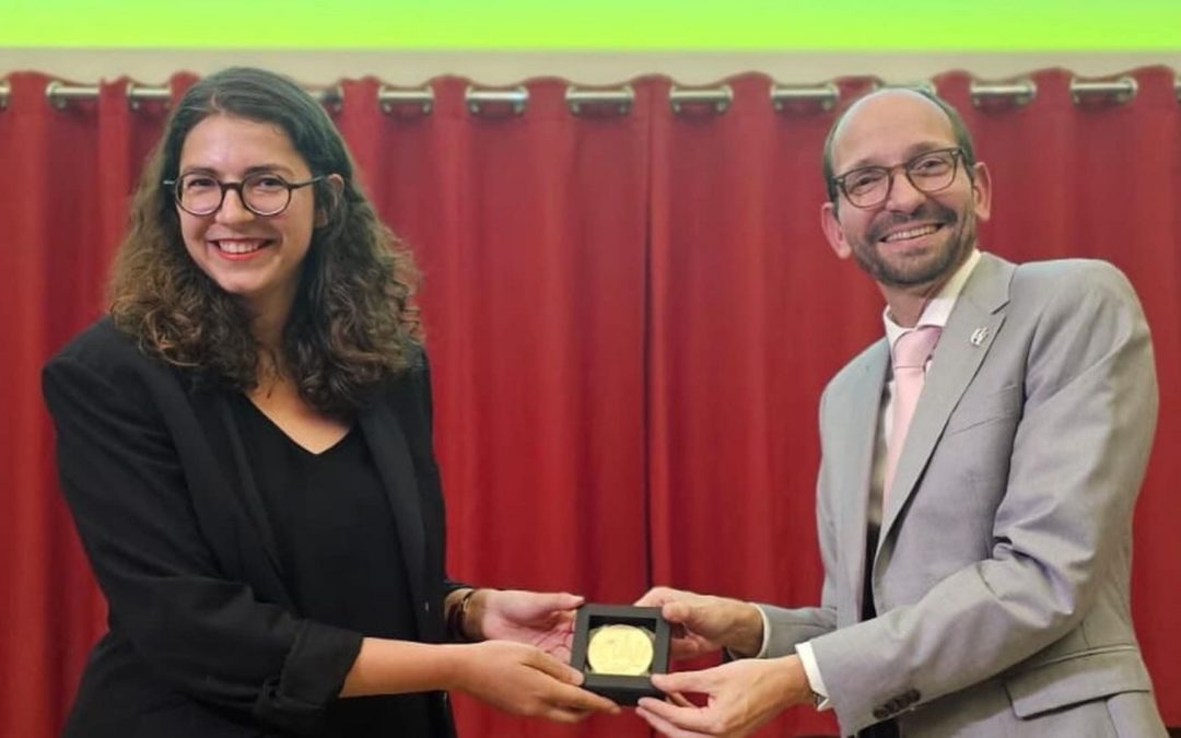 Emylie Lenztner, lauréate de la Médaille de l’engagement de l’Université Paris Cité