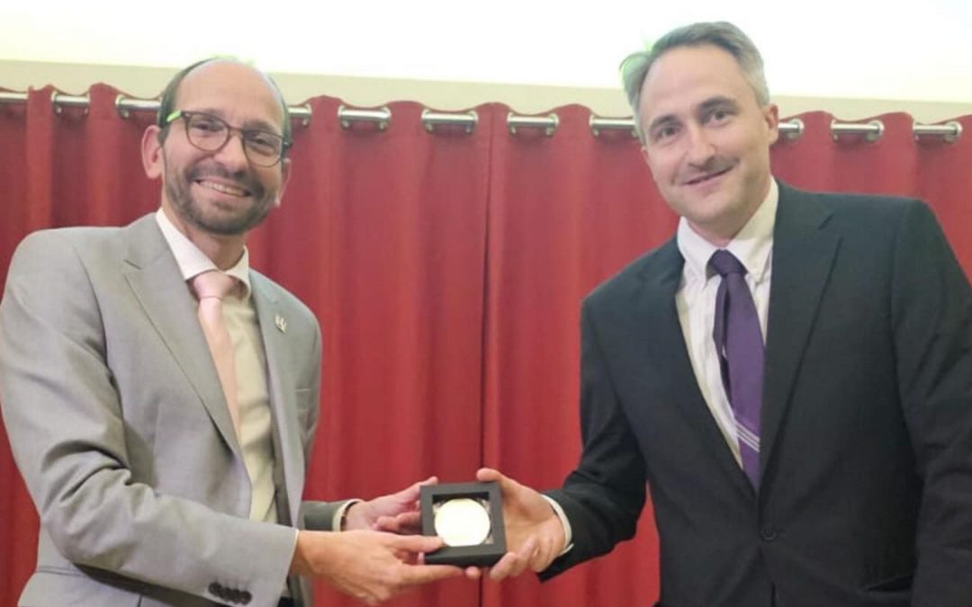 Fréderic Moynier, lauréat de la Médaille de l’engagement de l’Université Paris Cité