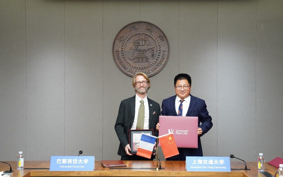 Université Paris Cité strengthens its cooperation with Shanghai Jiao Tong University