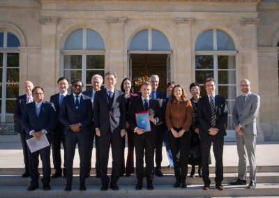Official presentation of the Communiqué at the Élysée Palace, 14 April 2026